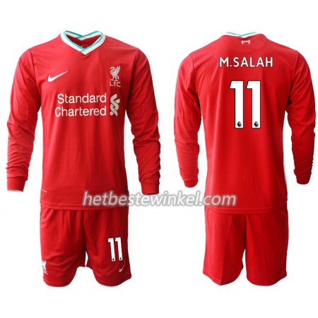 Liverpool M.Salah 11 Voetbaltenues Kind Thuis 2020/21 - LS (+ Korte broeken)